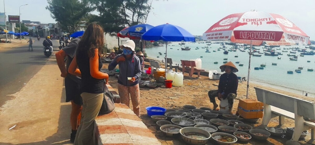 A fishing village on the route from Hoi An to HCM City