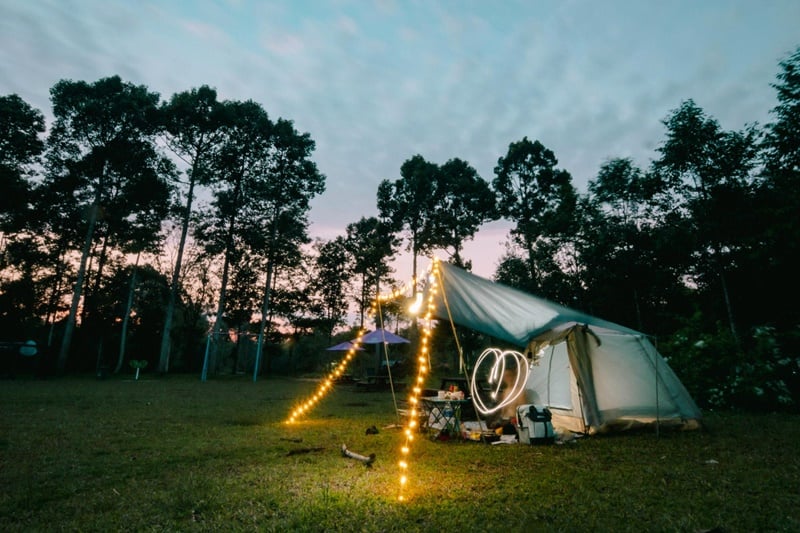 camping in cat tien