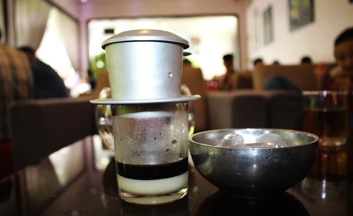 filtered vietnamese coffee