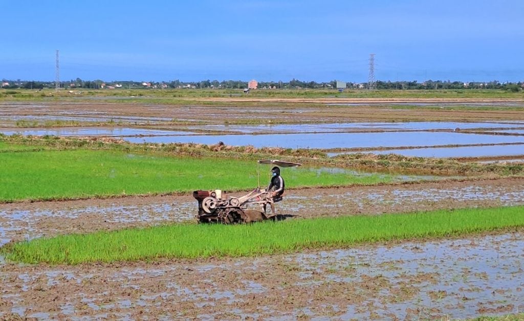 machine in the field