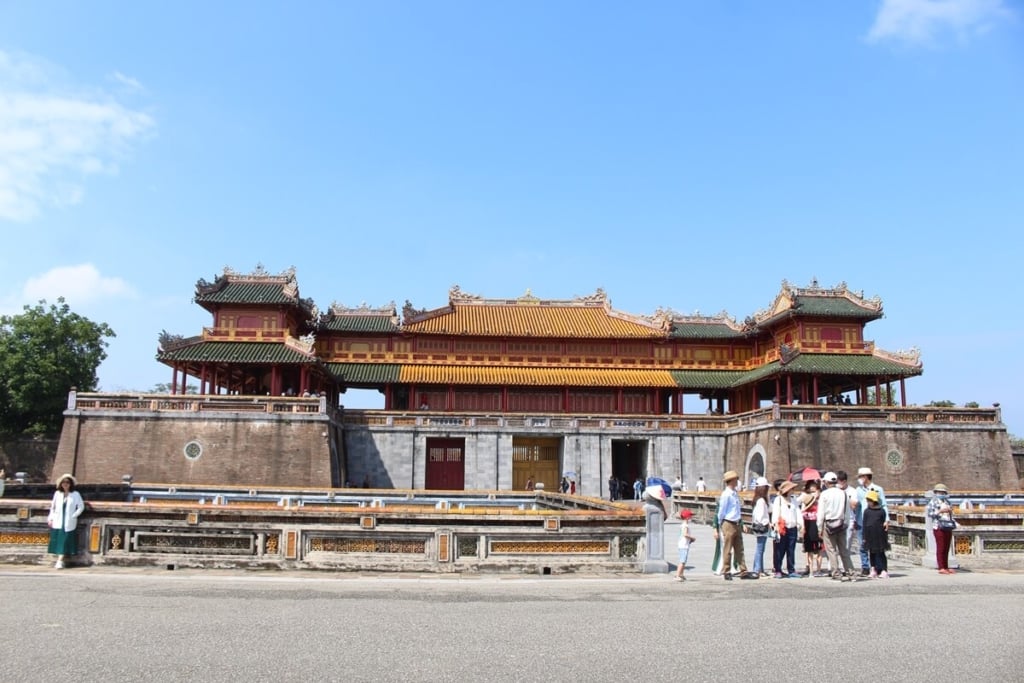 noon gate in hue city vietnam