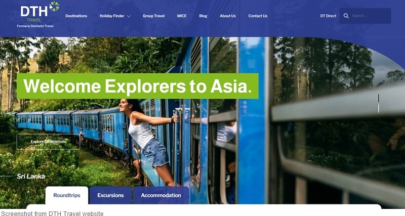 DTH Travel Website